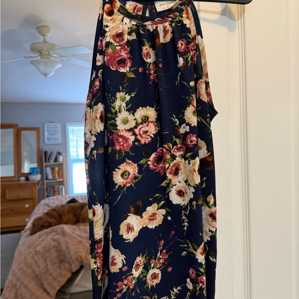 Floral Navy Shirt